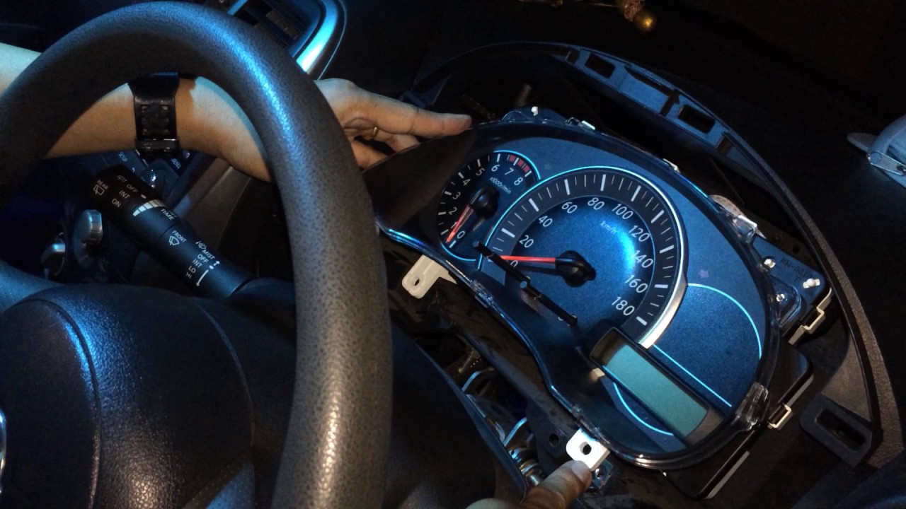 DIY การประกอบ เรือนไมล์ Nissan March E 1.2 CVT (ประกอบเข้าตัวรถ) คลิป 3