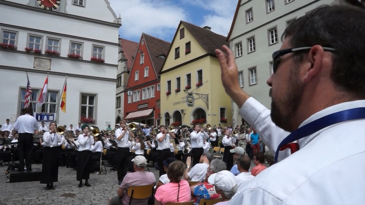 미국 고등학생 독일 순회공연(Marktplatz, Rothenburg)