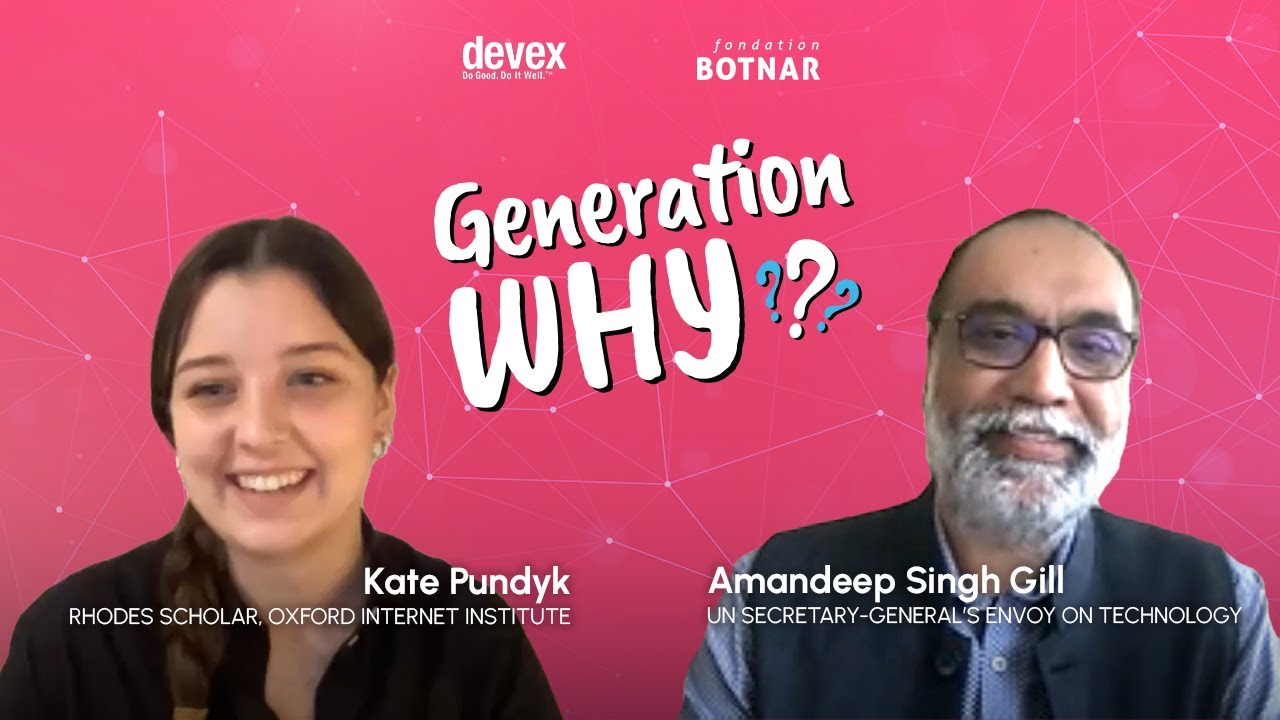 Watch: An intergenerational Q&A with UN’s new envoy on technology