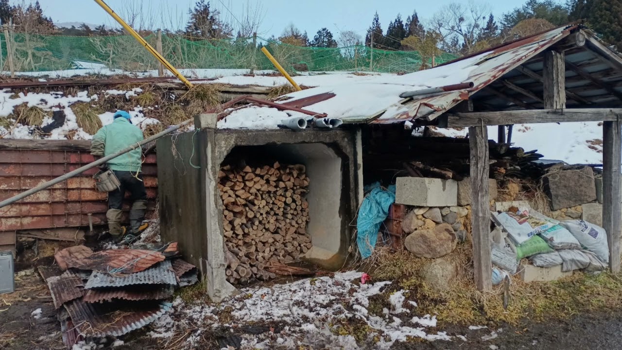 小屋の解体【無音】