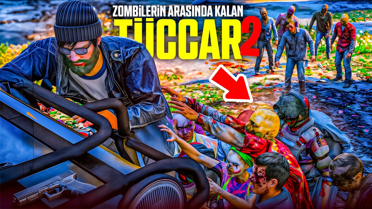 GTA 5 KIYAMETE YAKIN 2.0 !!! ZOMBİLERİN ARASINDA KALAN T&Uuml;CCAR !! #2