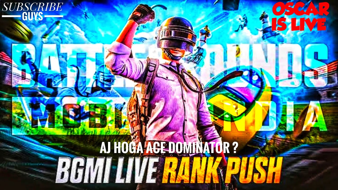 AJ HOGA ACE DOMINATOR ? || BGMI || OSCAR IS LIVE || MOBILE STREAMING || GUYS SUBSCRIBE PLZ
