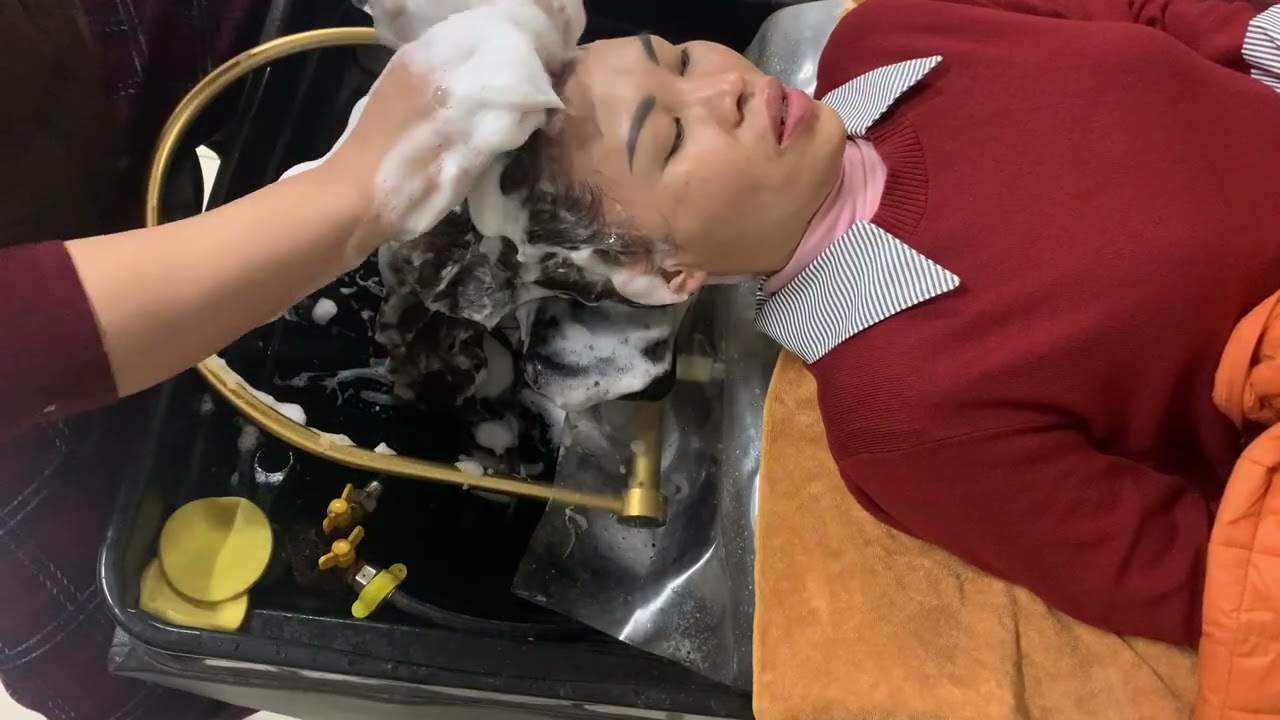 Relaxing hair and massage#relax #relax 