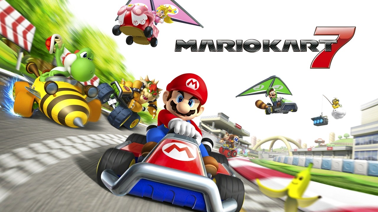 Mario Kart 7 - All Courses (Full Race Gameplay)