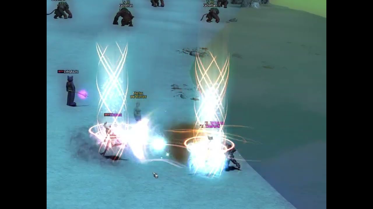Um pouco de PvP na ilha do L2Feel Interlude