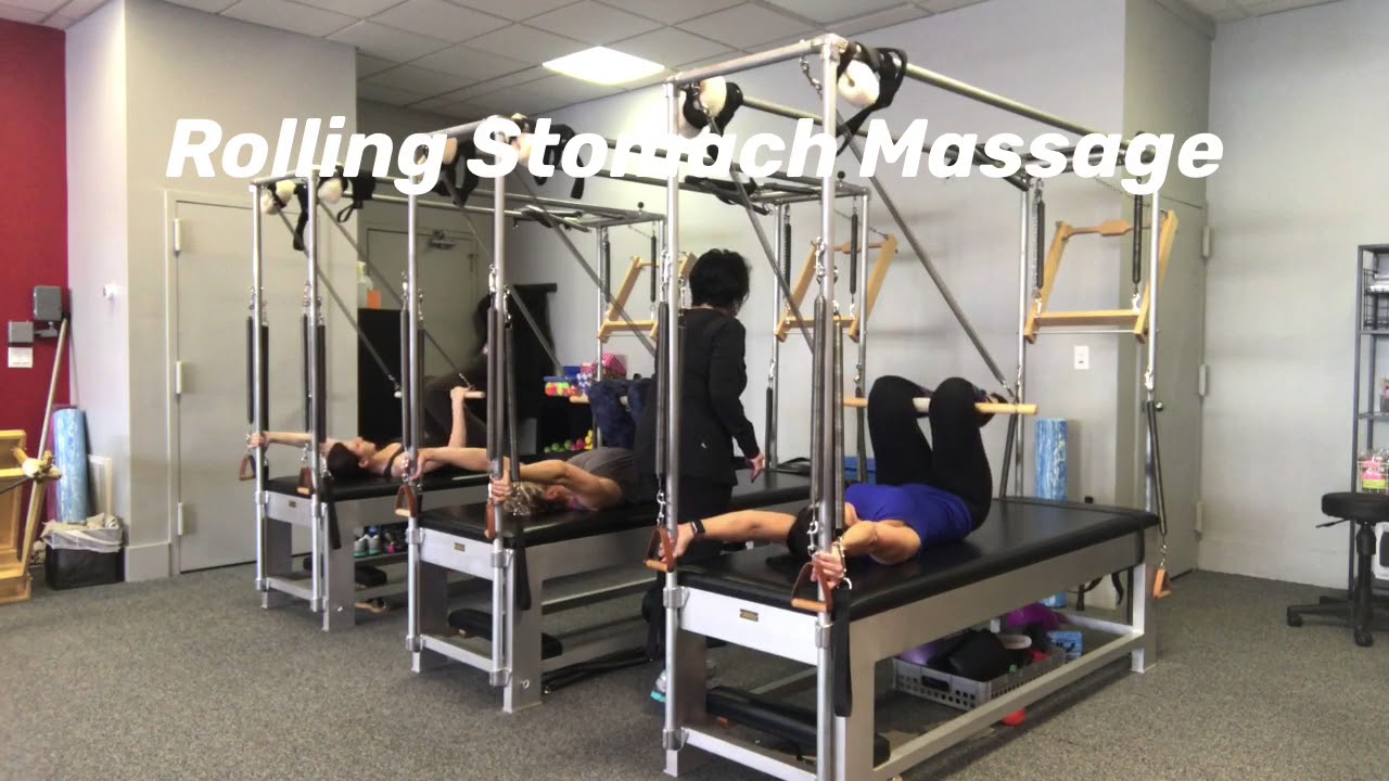 Pilates Cadillac Rolling Stomach Massage