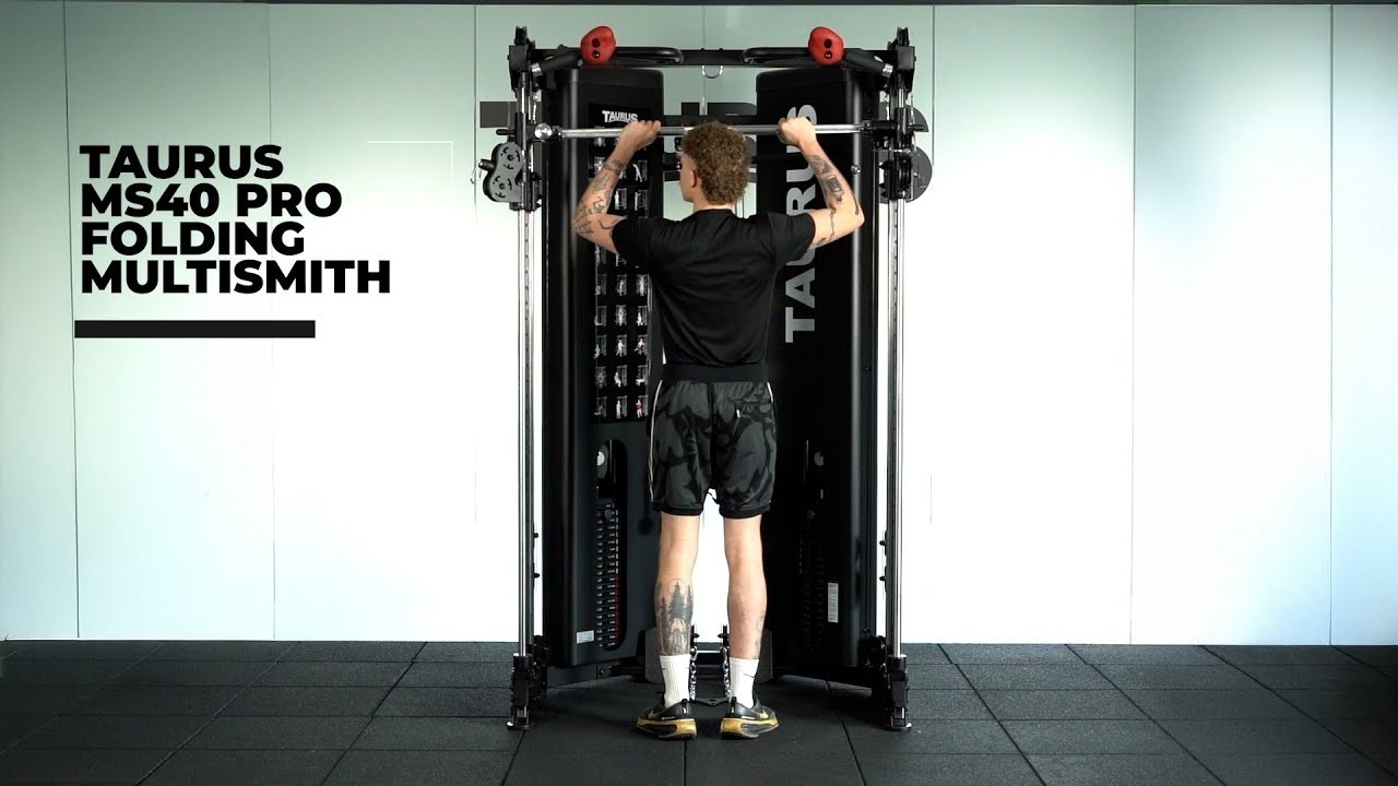Taurus MS40 Pro Folding Multi Smith Machine Added Captions