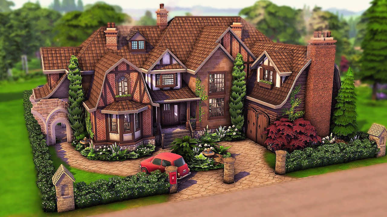 Big Tudor Family Home | The Sims 4 Speed Build