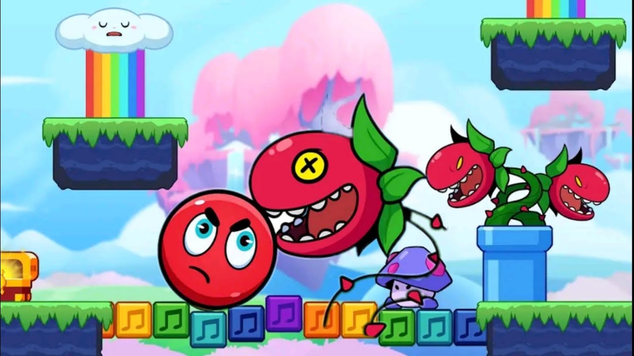 Ball W - Red Wonder Island - Wonder Land All Levels - Fight All Bosses