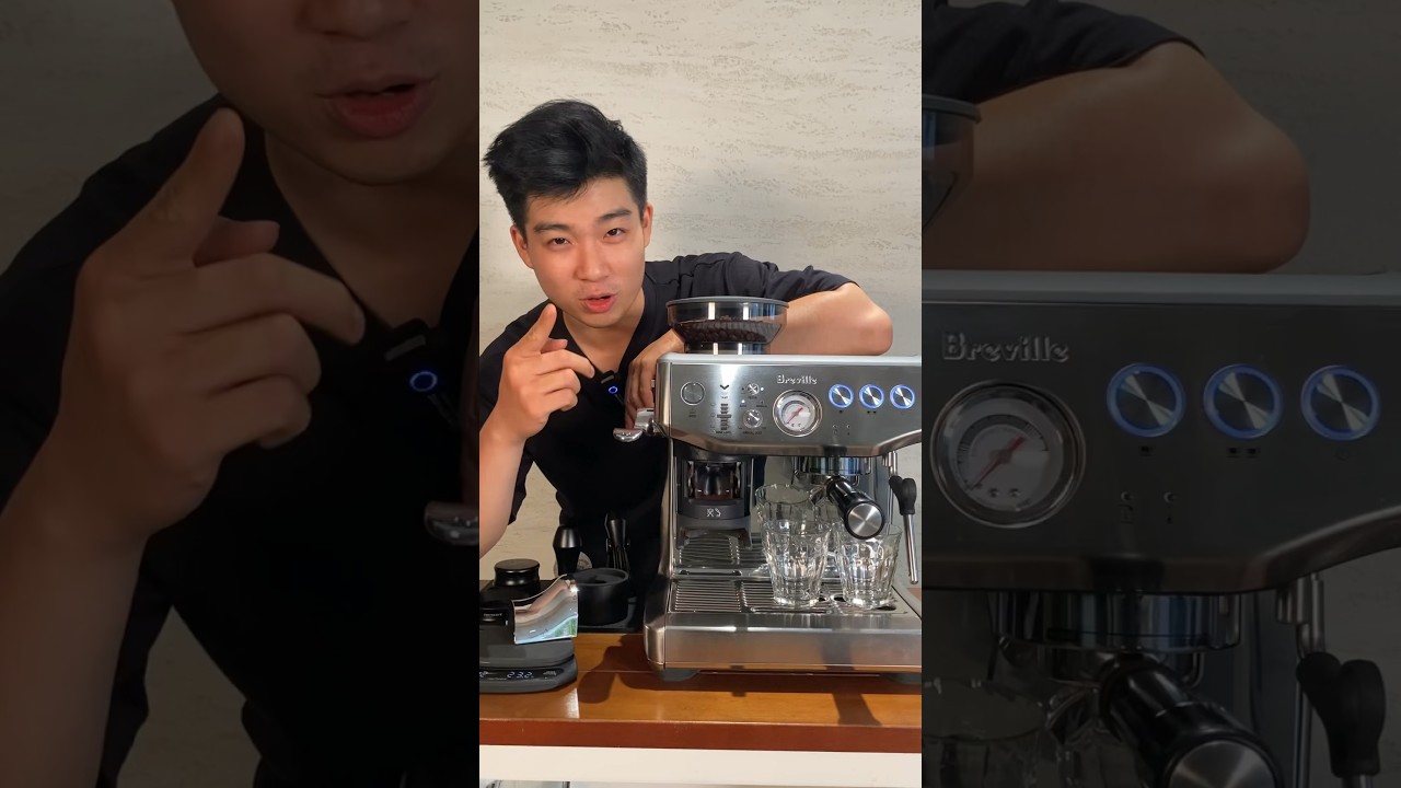 Mesin Espresso Rumahan Serba Bisa! Bikin Kopi Gak Ribet Lagi #shorts #kopi #breville