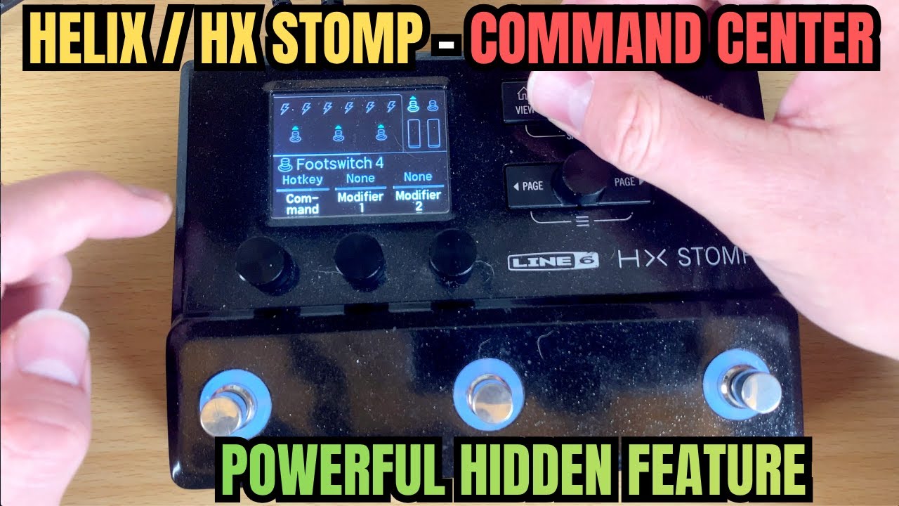 Helix/HX Stomp Command Center - Send Commands to Other Music Gear