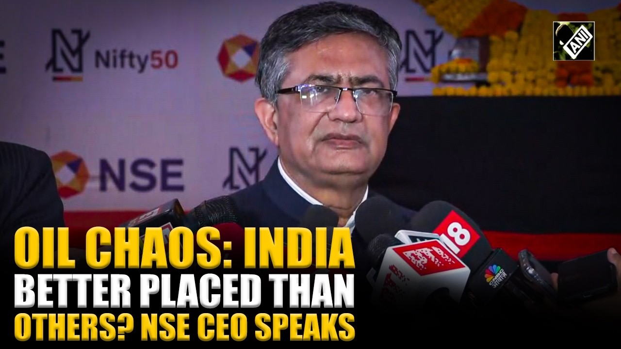 Can India handle Global Oil Chaos better than others? NSE CEO Speaks