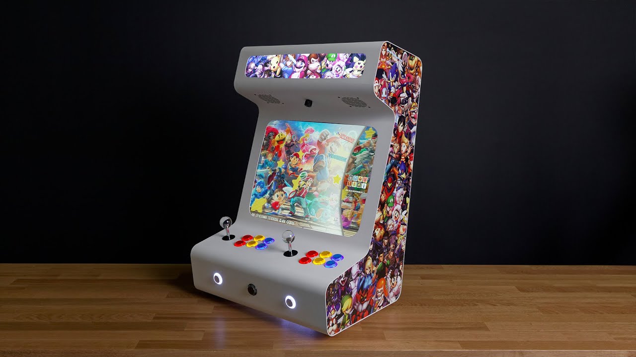 Construction d'une borne d'arcade Bartop 2 joueurs en acier