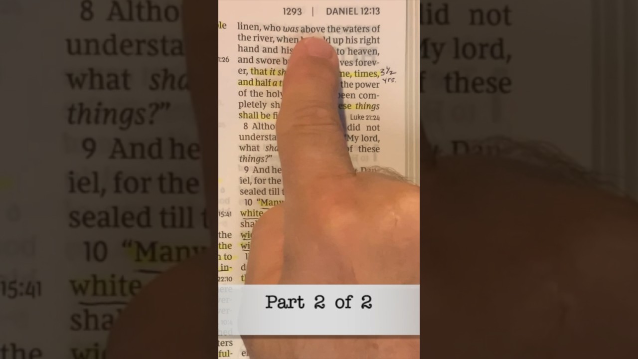 Prophesy of the End Time (part2) Daniel 12:7-13