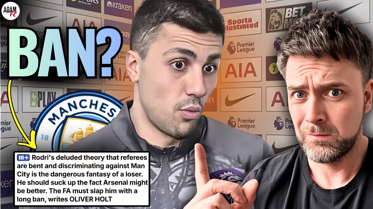 Is Rodri in Trouble? FA Ban Talk After VAR Fury! 🤬