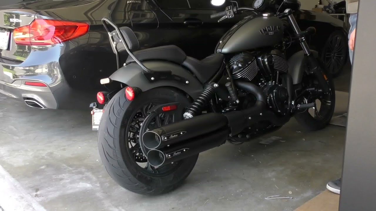 2022 Indian Chief Dark Horse Stage 1 Intake and Exhaust Sound