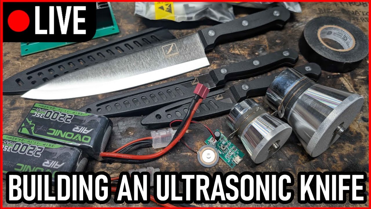 [LIVE] Building the VIRAL $400 ULTRASONIC KNIFE for $50