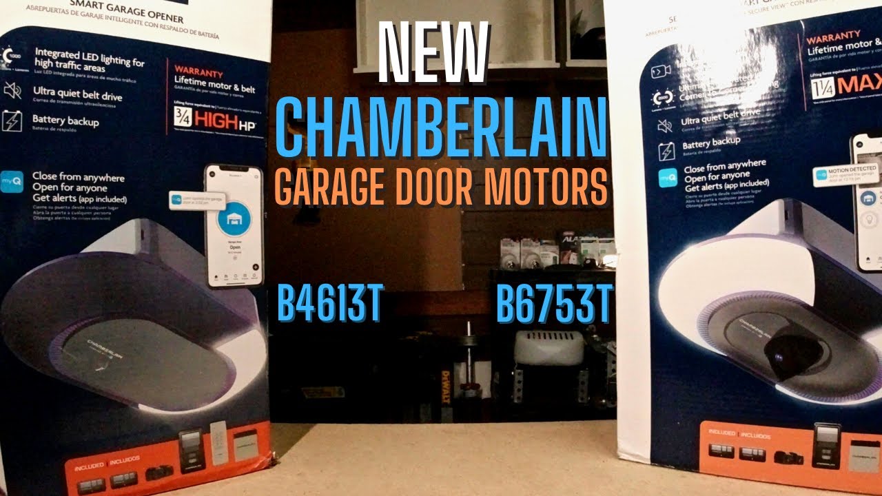 Unboxing the Chamberlain B4613T and B6753T - Chamberlain has GOT to get their stuff together!