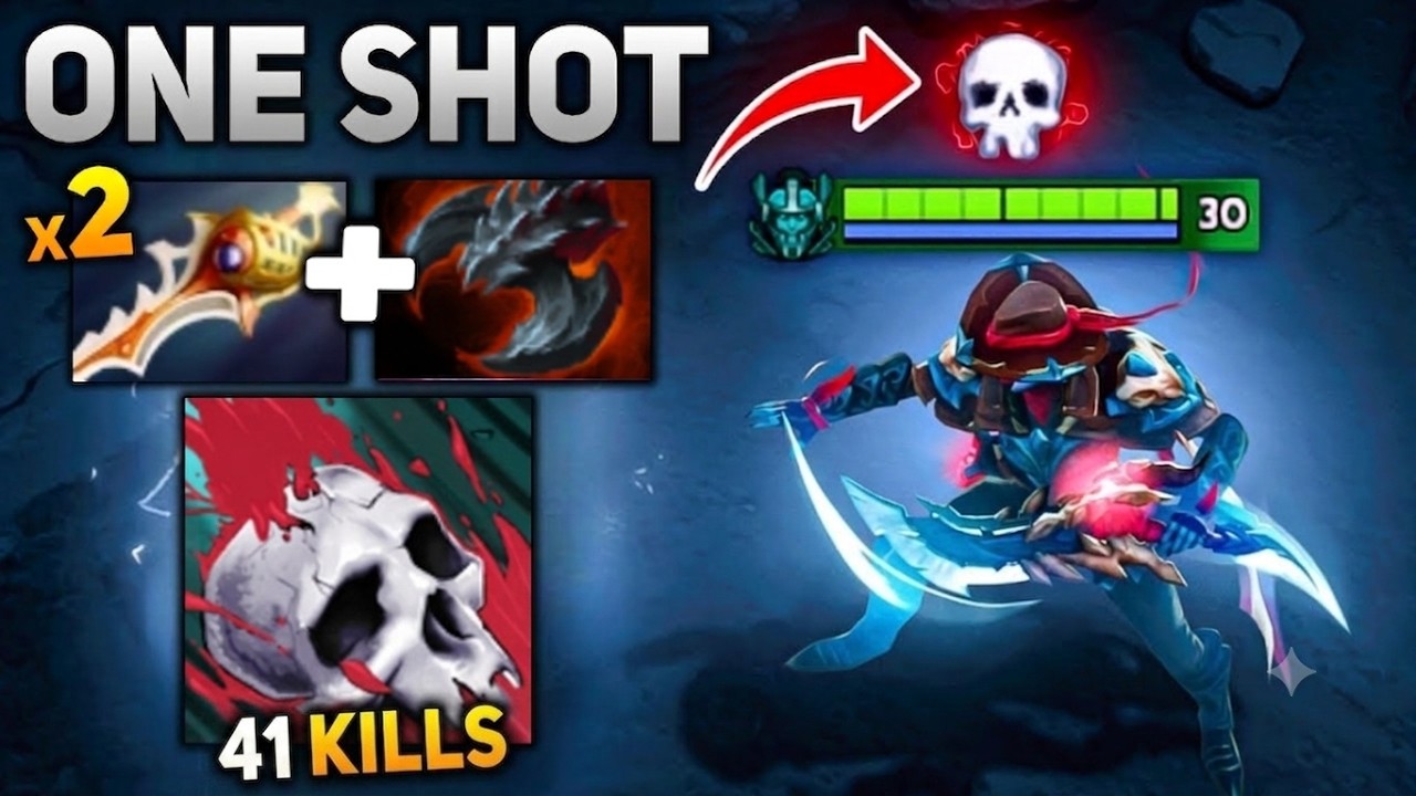 Insane Comeback Phantom Assassin🔥🔥🔥One Shot Meta 41 Kills | Dota 2 Gameplay