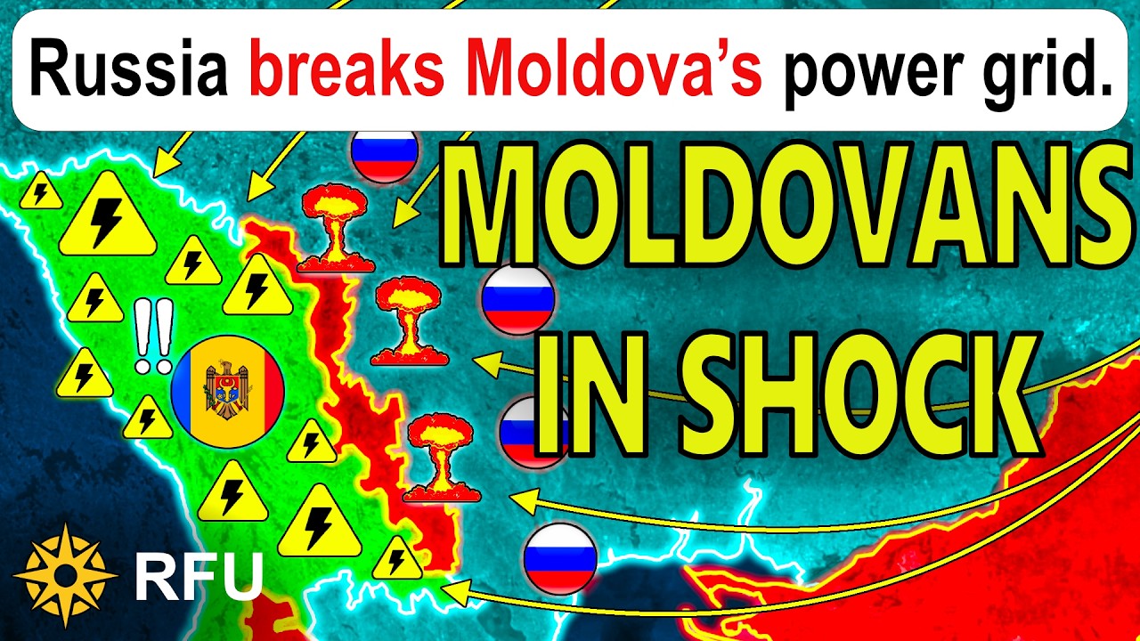 Russian airstrikes plunge Moldova into darkness as blackout shocks civilians