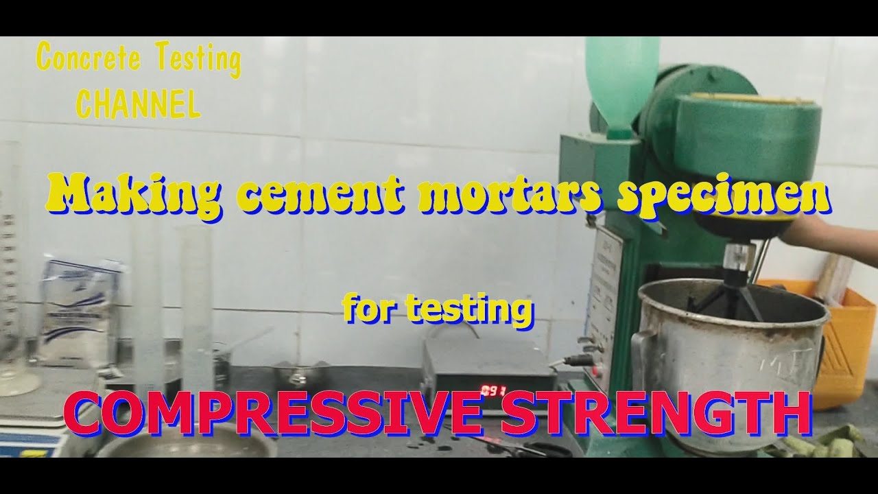 Compressive strength of Cement