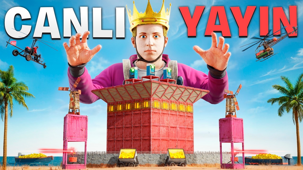 EFSANE RAİDLER ile KRALLIK KURUYORUZ! (&Ccedil;EKİLİŞ!) Rust T&uuml;rk&ccedil;e Canlı Yayın
