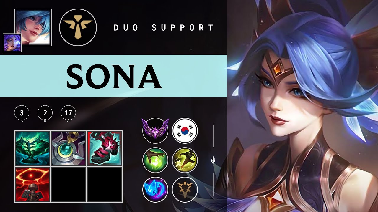 Sona Support vs Zac - KR Master Patch 25.22