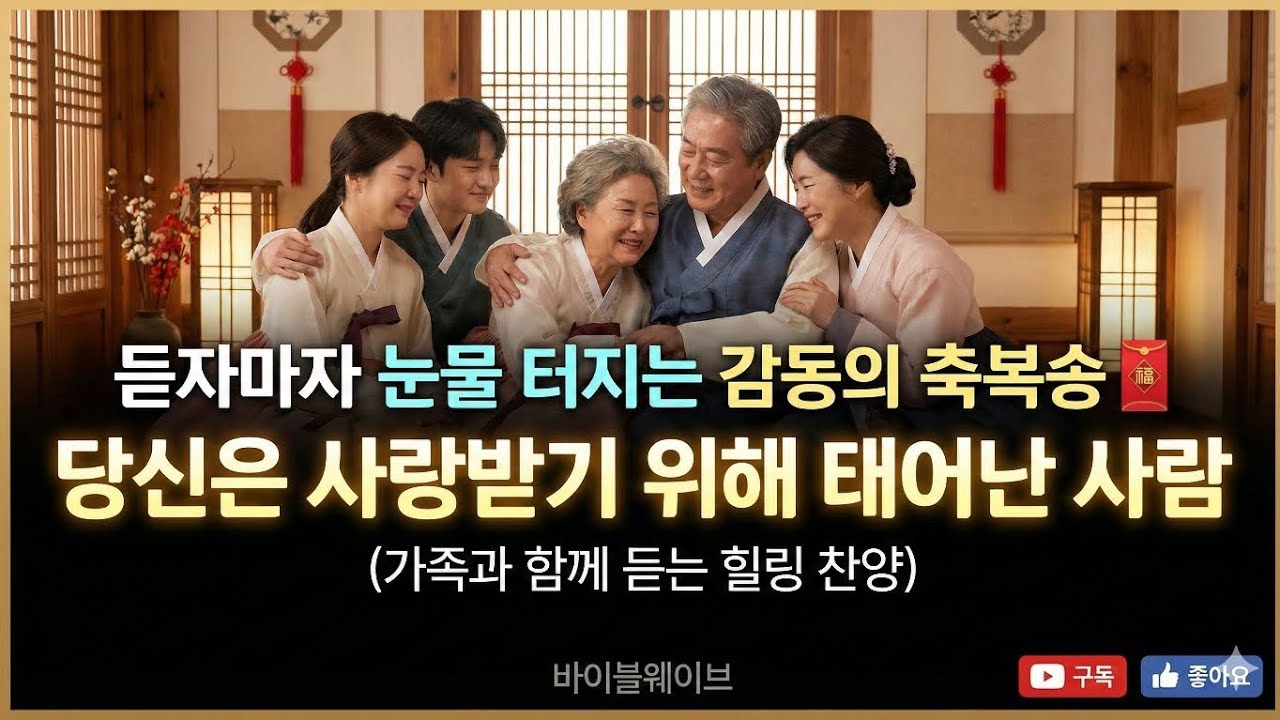 듣자마자 눈물 터지는 감동의 축복송 