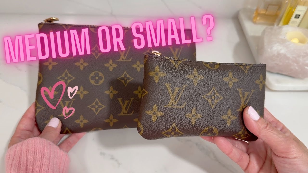Louis Vuitton Key Pouch Small Vs Medium Unboxing and review