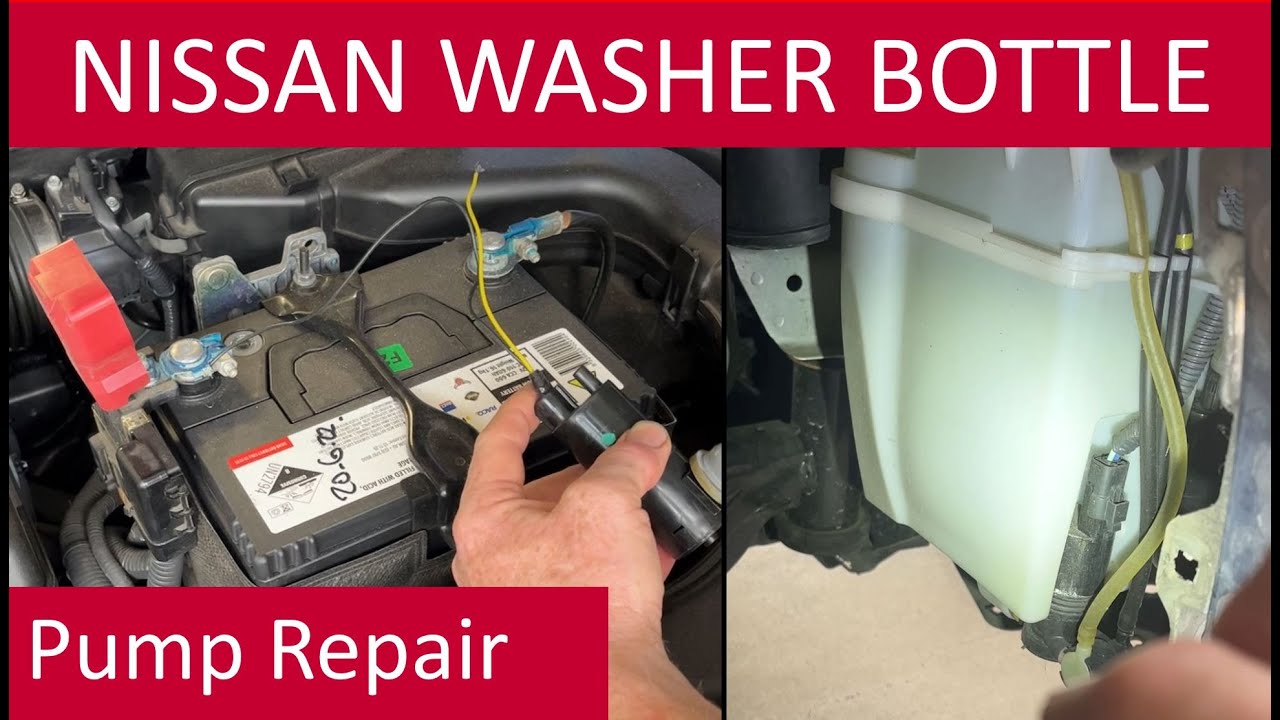 Nissan X-Trail Rogue T32 Windscreen Washer Pump seized Repair - Sort Of