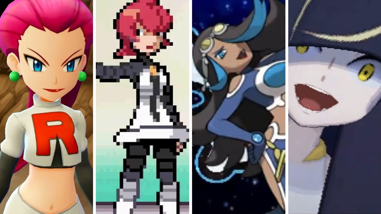 Evolution of Female Pokémon Villains