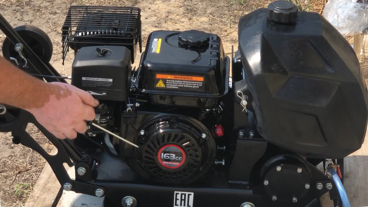Виброплита Zitrek z3k60w Loncin 160F. Начало использования.