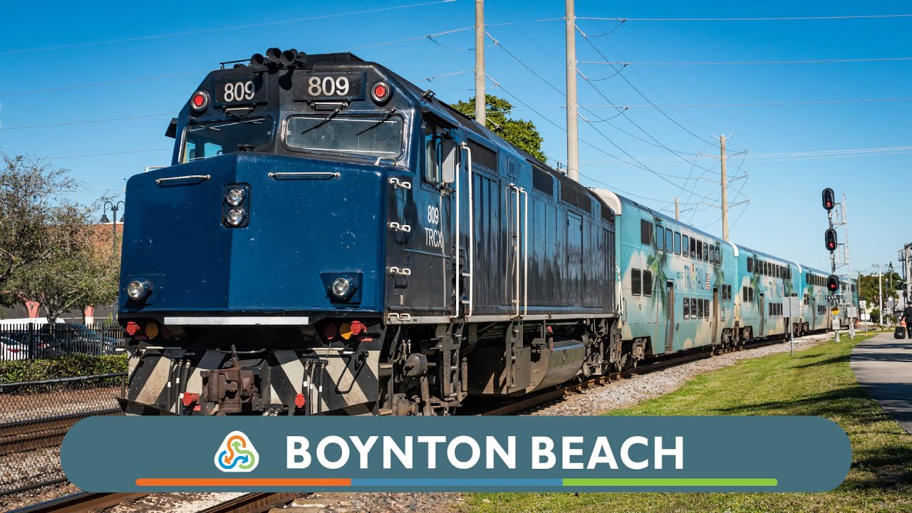 Tri-Rail at Boynton Beach, FL January 12th, 2022