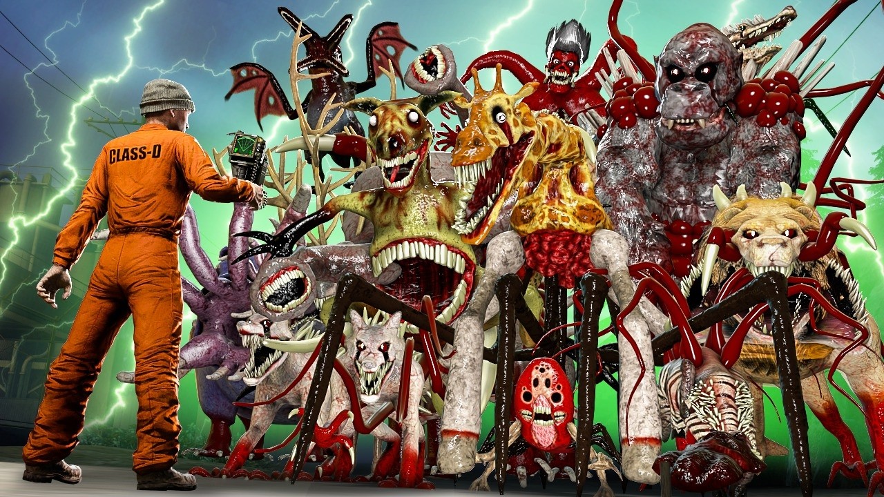 SOBREVIVI a TODOS LOS ANIMALES del ZOOLOGICO de ZOOCHOSIS como CAZADORES SCP LA PELÍCULA GARRY'S MOD