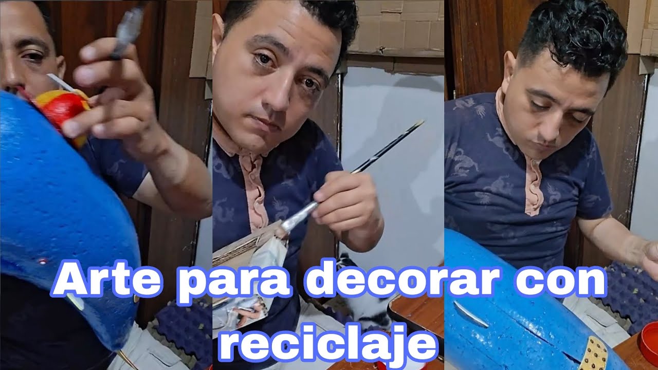 Ideas creativas con reciclaje / cuadros y figuras #craftideas #decoration 