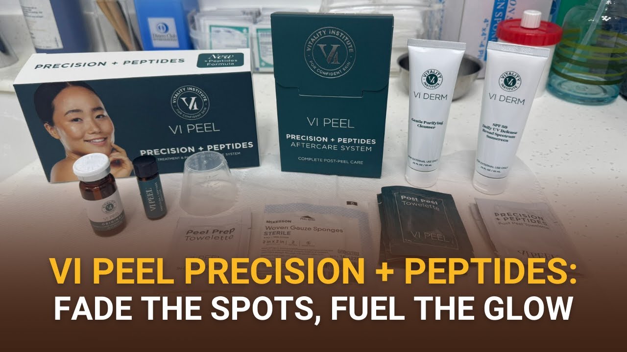 VI Peel Precision + Peptides: Fade the Spots, Fuel the Glow
