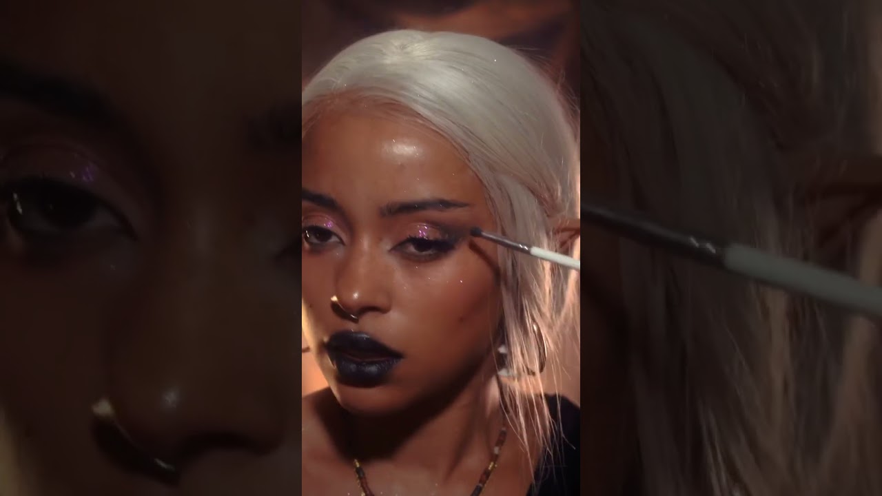 dark fairy look 🖤