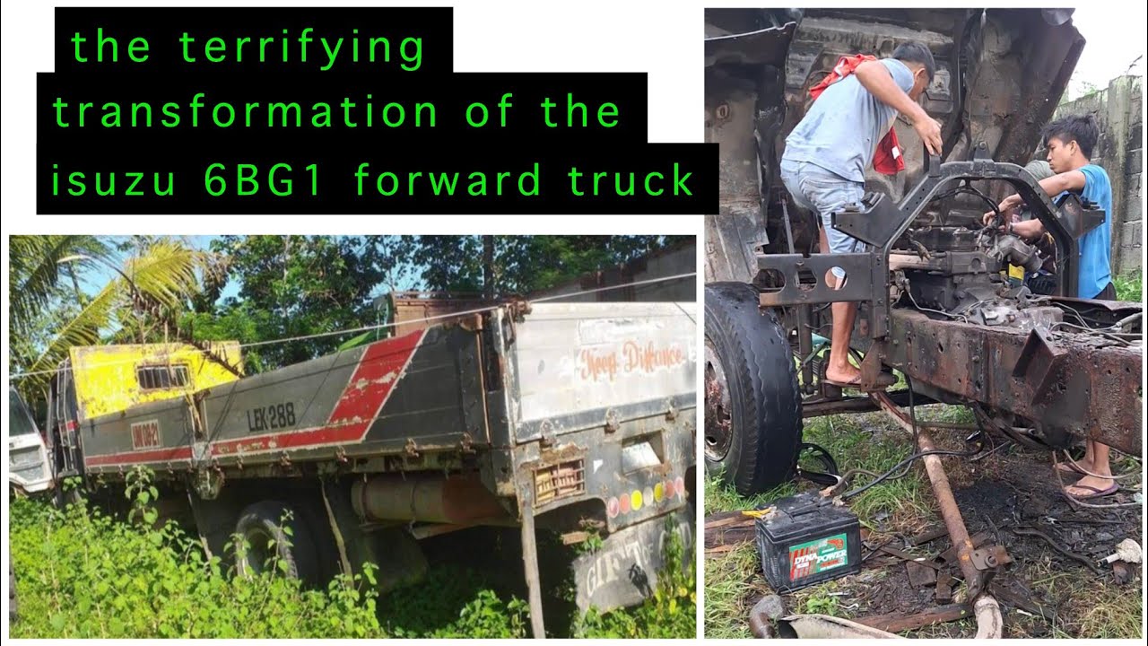 isuzu forward truck 6BG1 engine cutting #isuzu #6bg1 #hightlight #subscribers