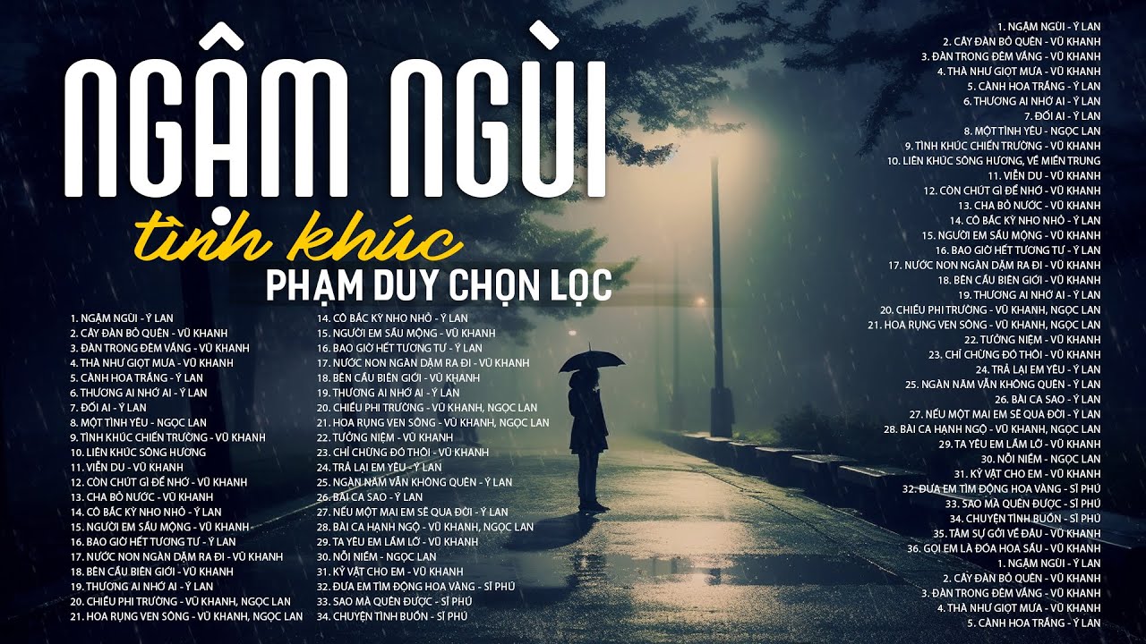 NGẦM NGÙI, CÂY ĐÀN BỎ QUÊN - Tình Ca Xưa PHẠM DUY Hay Nhất - Tình Khúc HẢI NGOẠI Bất Hủ