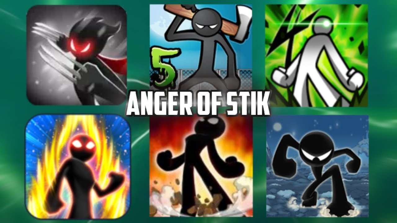Обзор на серию игр Anger of Stick