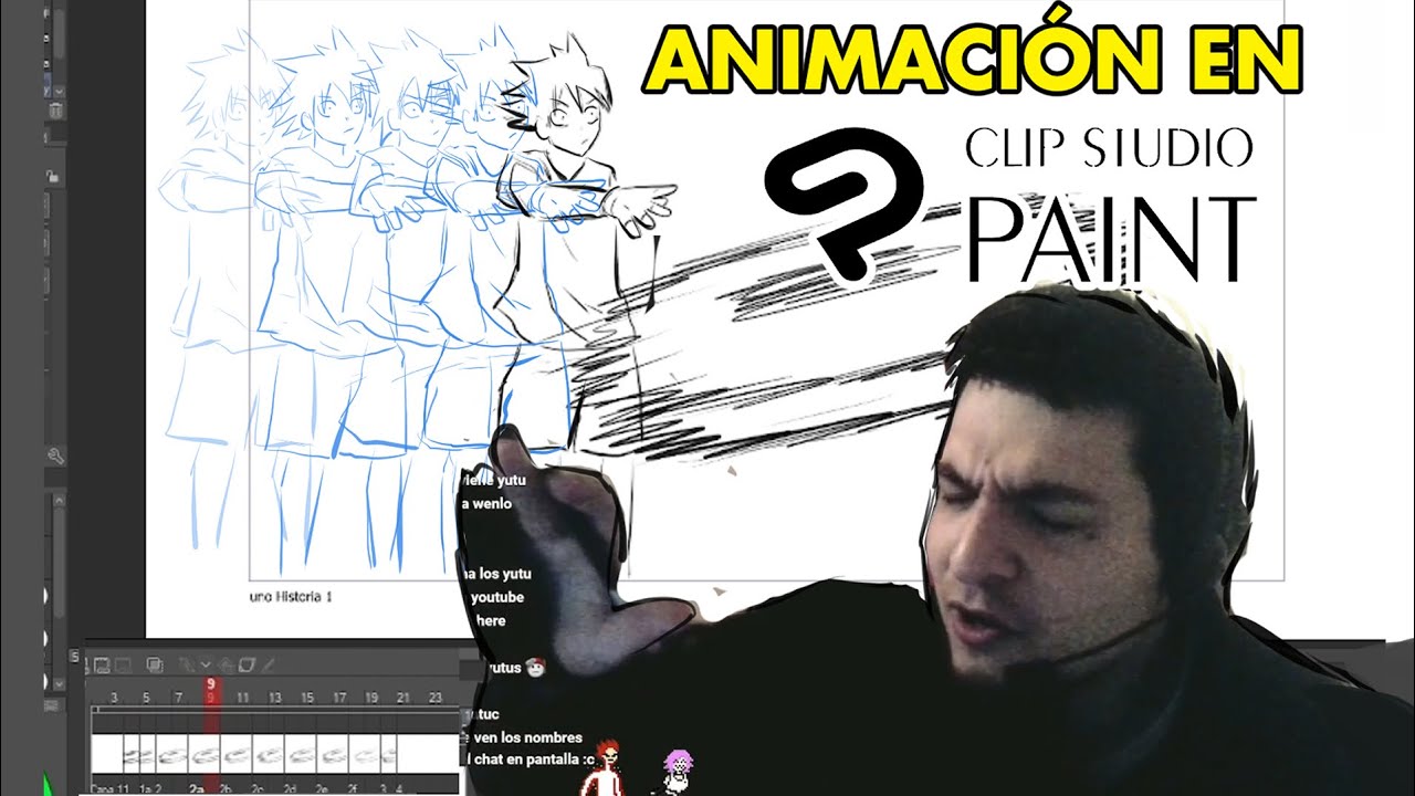 ANIMACI&Oacute;N EL CLIP STUDIO :D