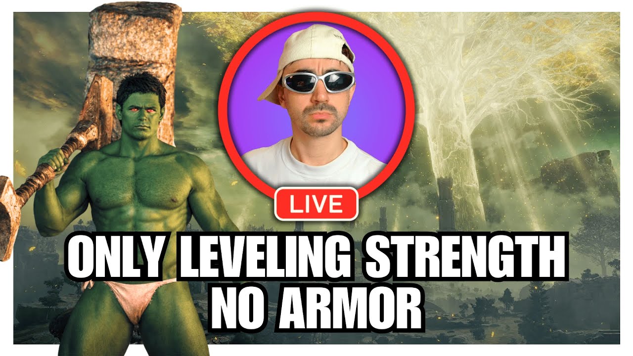 ⚔️ONLY LEVELING STRENGTH!! NO MAGE NO SUMMONS NO ARMOR!  ⚔️