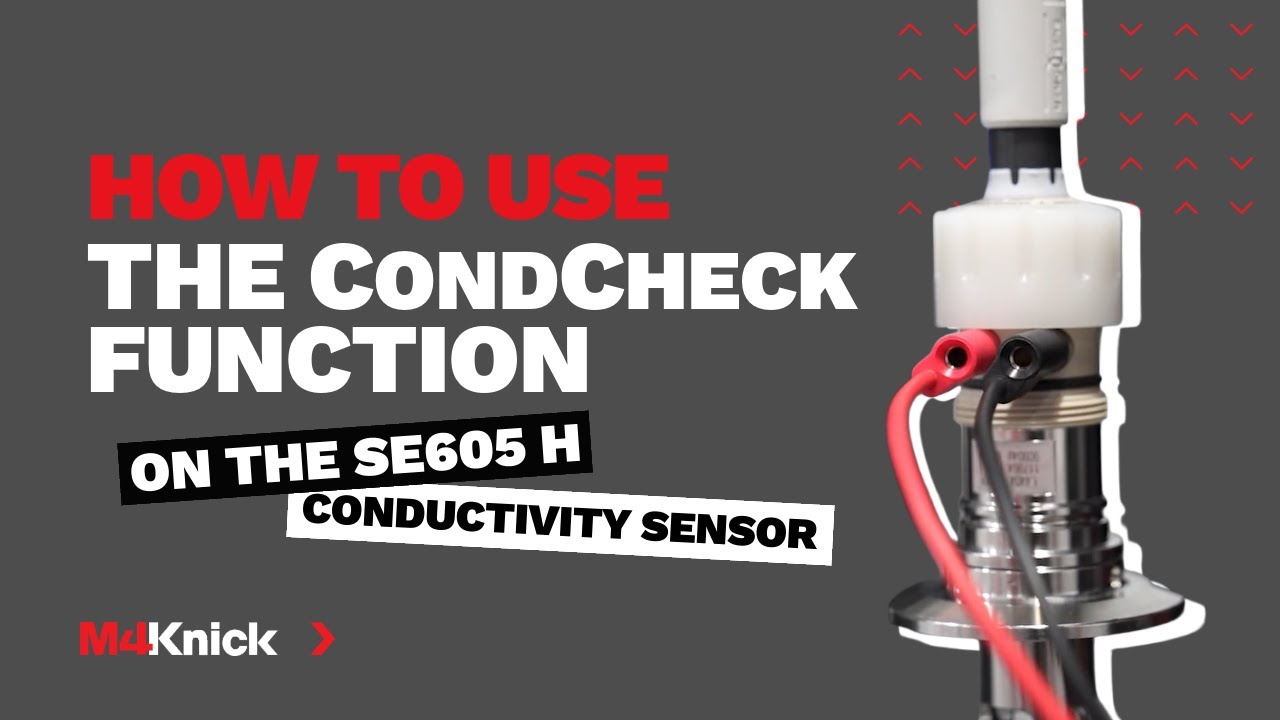 How To Use the CondCheck Function on the SE605H Conductivity Sensor