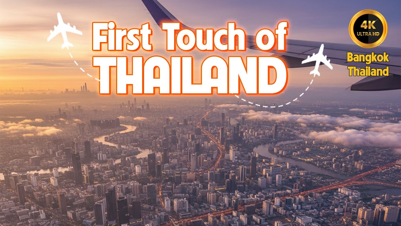 Flying from Ho Chi Minh City to Bangkok | Airport Experience & Landing View | Walking Tour