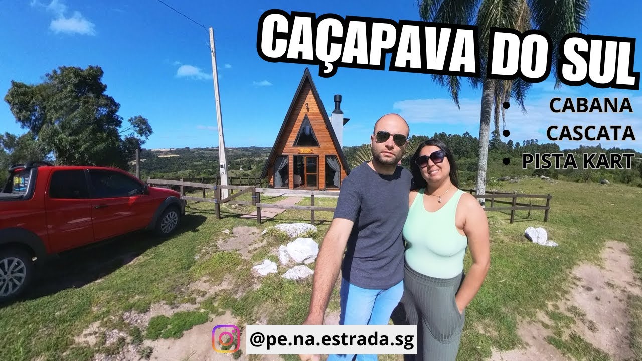 CAÇAPAVA DO SUL | CABANA, CASCATA E CORRIDA DE KART