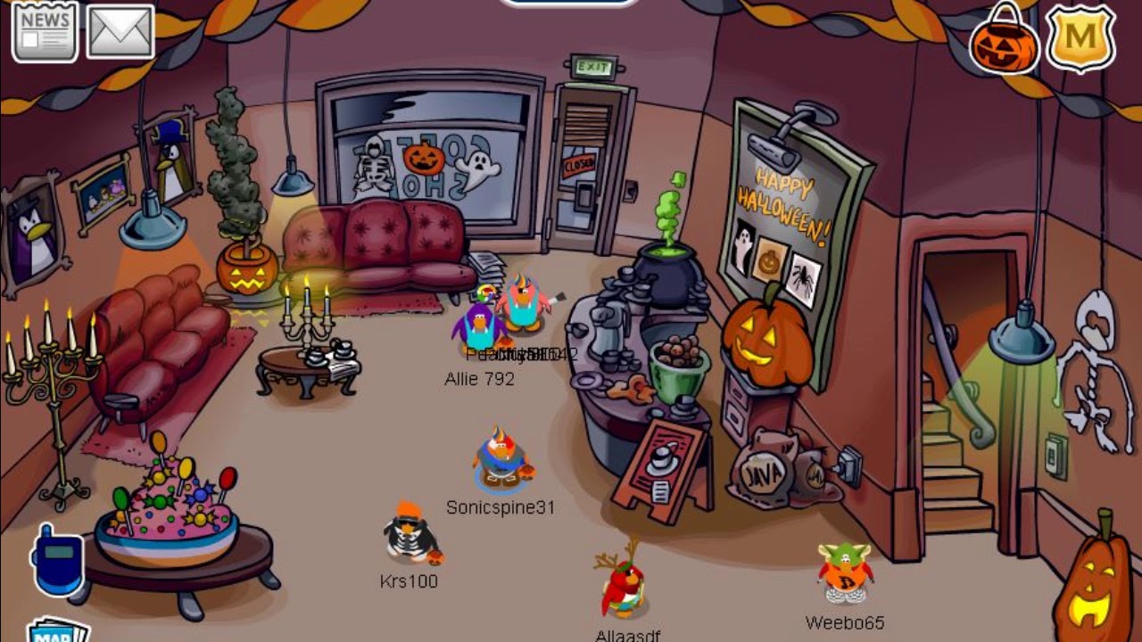 Club Penguin Halloween - Haunted Disco EXTENDED 1 Hour