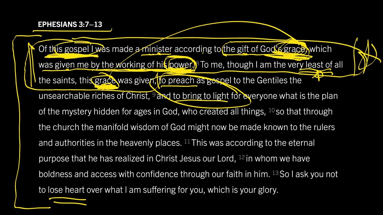 The Chief of Sinners Made a Minister: Ephesians 3:7–13, Part 2