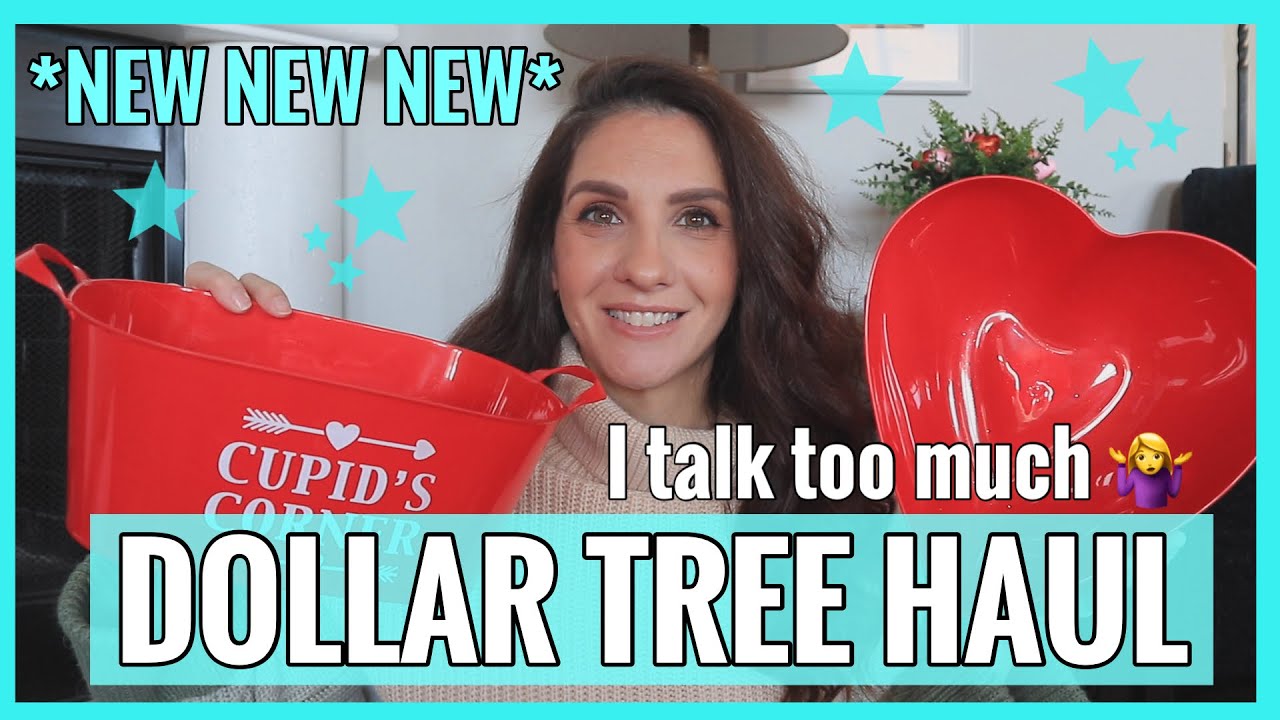 DOLLAR TREE HAUL *NEW HAUL THIS WEEK* $1.00 VALENTINE’S DAY DÉCOR MUST HAVES