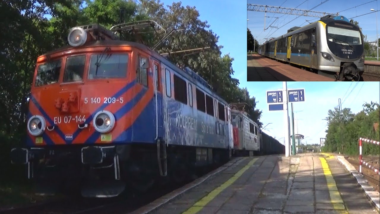 Stacja PKP Gliwice Łabędy - pociągi towarowe i pasażerskie | 19.09.2020