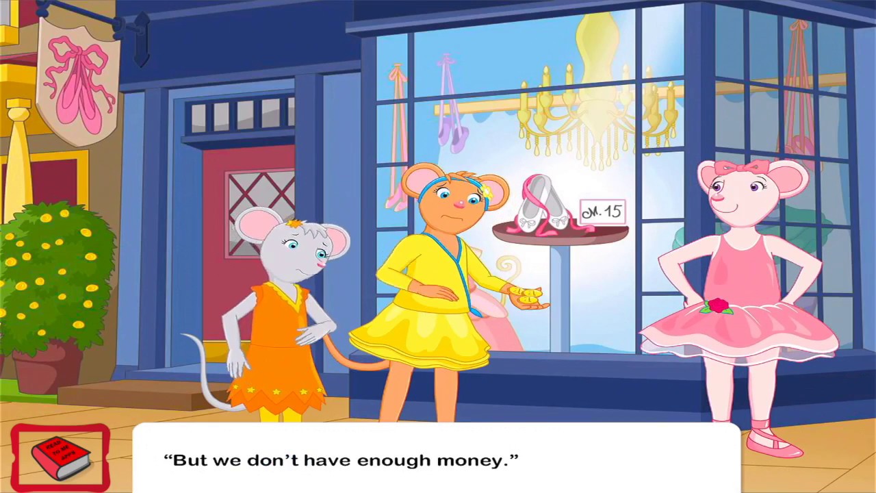 Angelina Ballerina|Angelina's Gift for Ms. Mimi|Read Along|Books|Audio Books|Learning to Read